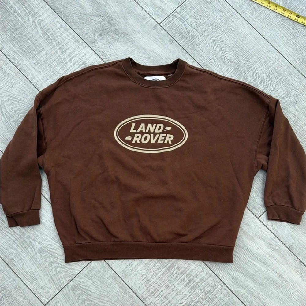 Land Rover Brown Woman’s Crewneck Sweatshirt - Picture 1 of 5